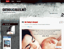 Tablet Screenshot of catholicjules.net